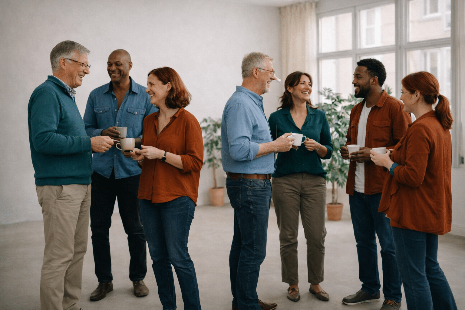 retour-masterclass Groupe de participants debout lors d'une formation