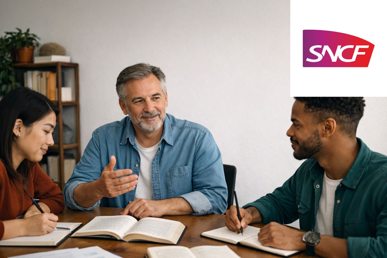 Groupe de professionnels en séance de codéveloppement